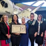 NASA seamstress accepted by DAR for shuttle work